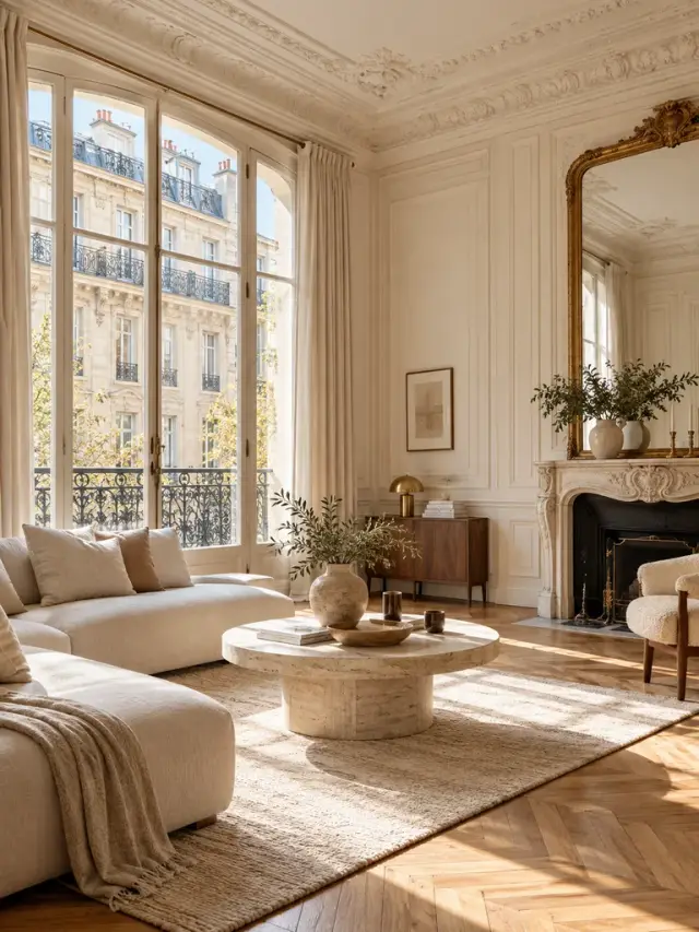 Salon lumineux illustrant la présentation d’un bien immobilier